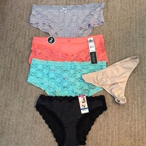NWT Lace Panties bundle for curves!